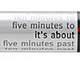 Illustration for article titled Tubular Time Word Clock is Half Past Cool
